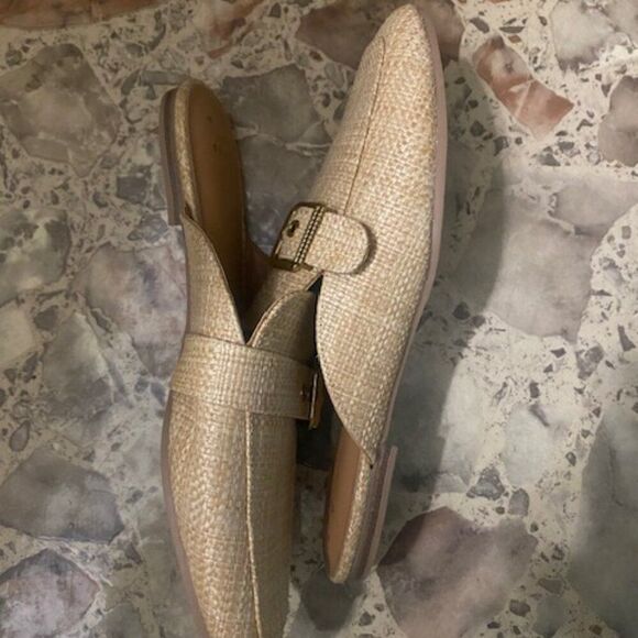 A New Day Buckle Sandy Mule Flats with Memory Foam Insole, size 11 - Picture 5 of 7